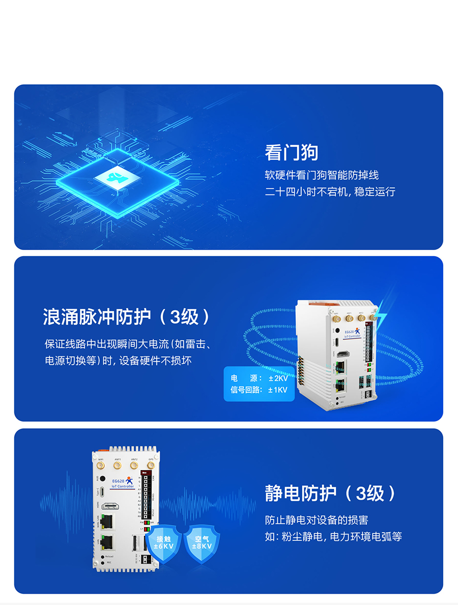 EG628可拓展物聯(lián)網(wǎng)控制器的硬件品質(zhì)
